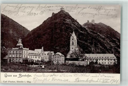 Kamp-Bornhofen 1901 Burg Ruine