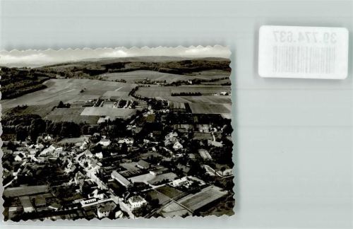 Holzhausen Foto Original aus Archiv eines Ansichtskartenverlags Fliegeraufnahme Ort handschriftlich