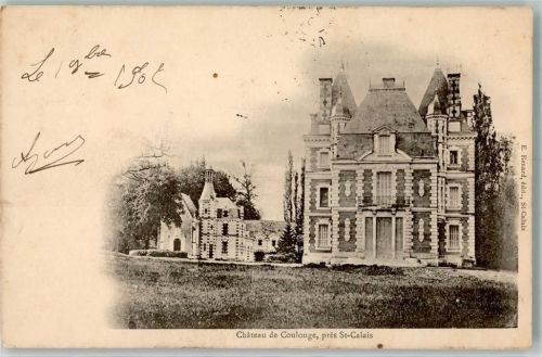 Saint-Calais 1902 Schloss Chateau de Coulonge