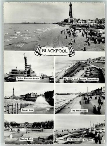 Blackpool 1962 Promenade Casino Pleasure Beach