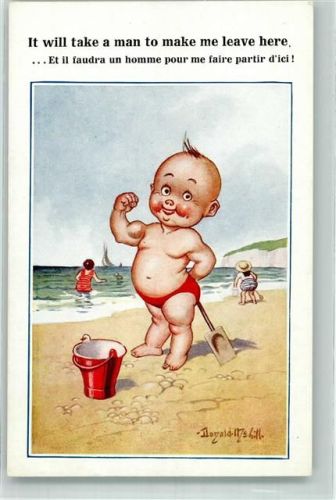 Strandleben Kind Spruch Comique Serie Nr.3893