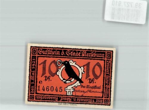 Merseburg 1921 10 Pfennig