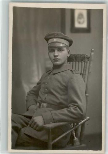 Zwickau Junger Soldat des Infanterie-Regiment Keith (1. Oberschlesisches) Nr. 22 Ort lt. Fotograf Corona