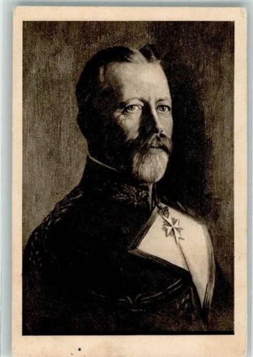 1916 Der Prinz in Uniform mit Orden Pour le Merite Feldpost WK I Kolberg