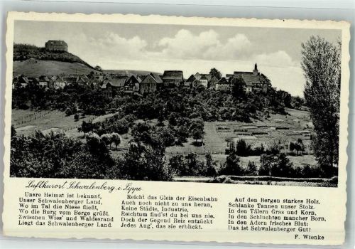 Schieder-Schwalenberg Gedicht Burg