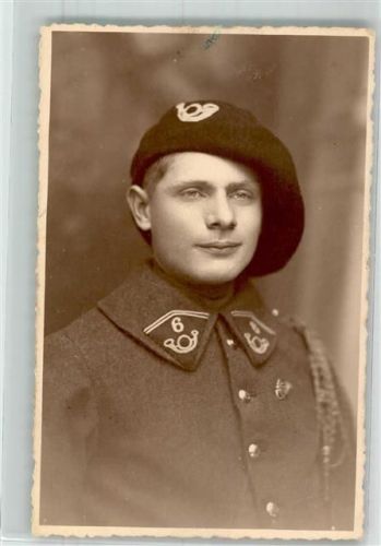Uniform Mütze mit Posthorn
