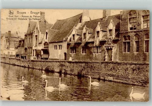 Bruges 1928 de Pelikaan Quai Vert