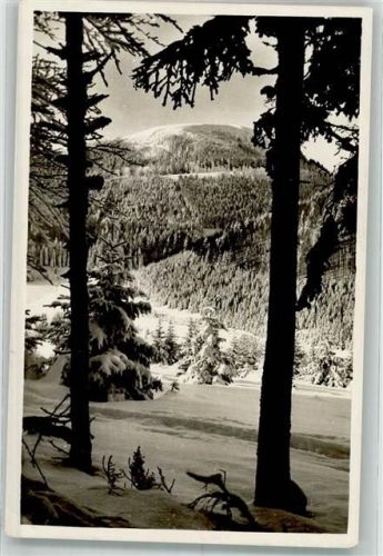 Schönau 1937 Winter Ort lt. Stempel
