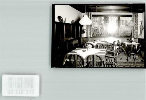 Burkheim Gasthaus Krone Gaststube Foto Original aus Archiv eines Ansichtskartenverlags Ort handschriftlich