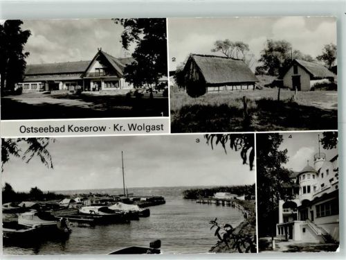 Koserow Heim Walter Ulbricht Fischerhütten Hafen