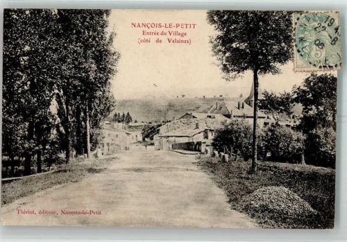 Nancois-sur-Ornain 1906 Nancois-le-Petit Briemarke Bildseitig