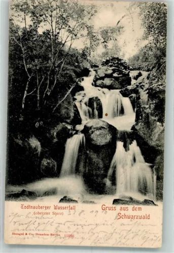 Todtnau 1910 Todtnauberger Wasserfälle Oberer Sturz