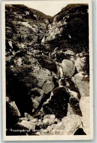 Melzergrundbaude Lomnitzfall Melzergrund Hüttenstempel