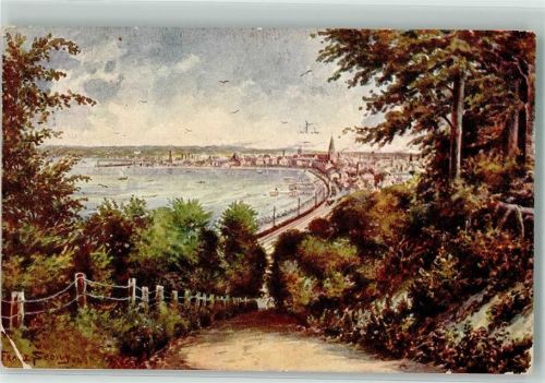 Aarhus 1910 Künstlerkarte