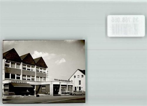 Wenden Apotheke und Spar- und Darlehnskasse Foto Original aus Archiv eines Ansichtskartenverlags Ort handschriftlich