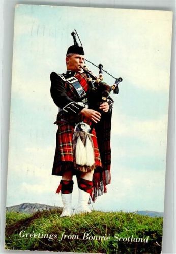 Edinburgh 1968 Greetings from Bonnie Scotland Uniform