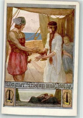 Tristan und Isolde Bildkarte