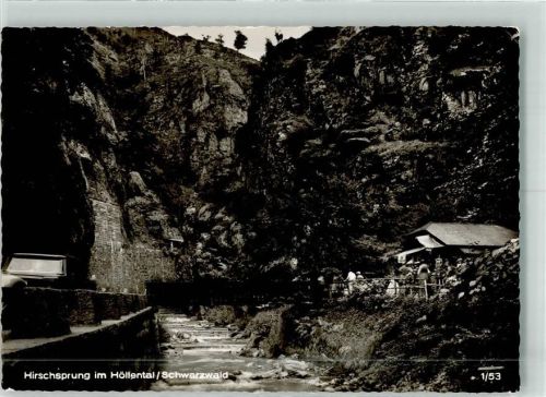 Breitnau Hirschsprung im Höllental