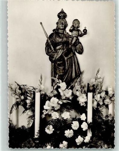 Ohle Kirche Madonna mit Kind Ort handschriftlich Foto Original aus Archiv eines Ansichtskartenverlags