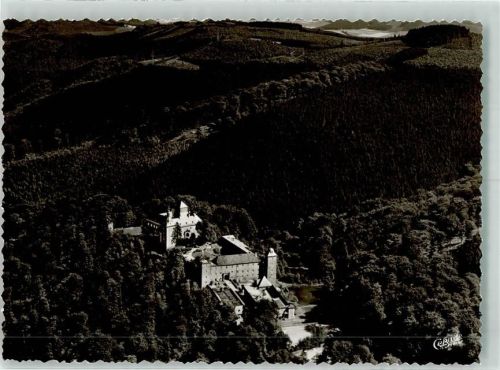 Attendorn Fliegeraufnahme Burg Schnellenberg