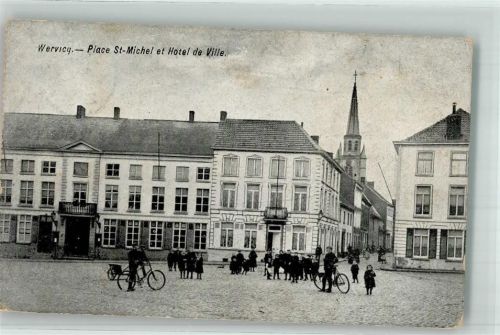 Wervicq 1915 Rathaus Place St. Michel Feldpost WK I