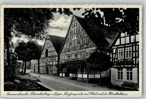 Schieder-Schwalenberg 1941 Gasthaus Künstlerklause