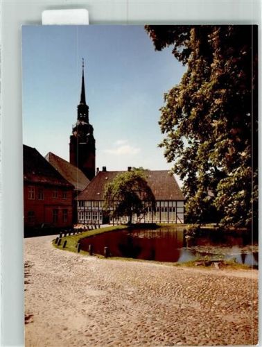 Itzehoe Klosterhof Kirche Ort handschriftlich Foto Original aus Archiv eines Ansichtskartenverlags