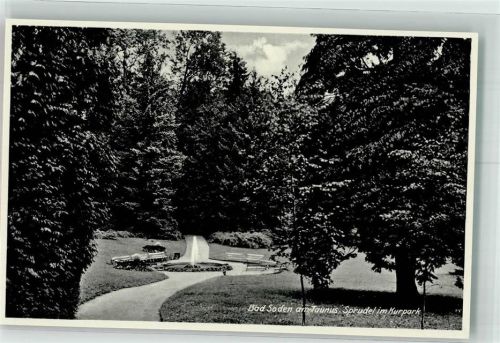 Bad Soden Kurpark Sprudel