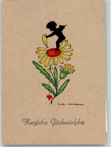Blüten zupfen Engel Herz Poesie / Liebe