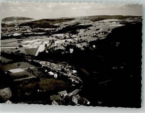 Sobernheim Fliegeraufnahme Ort handschriftlich Foto Original aus Archiv eines Ansichtskartenverlags
