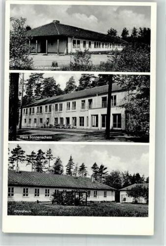 Espelkamp 1954 Steilhofgelände Mädelwerkhof Haus Sonnenschein Altersheim