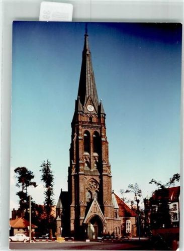 Elmshorn Nikolai Kirche Ort handschriftlich Foto Original aus Archiv eines Ansichtskartenverlags