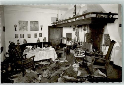 Kronenburg Schloss-Gasthaus Dr. Lornet Ort handschrfitlich Foto Original aus Archiv eines Ansichtskartenverlags
