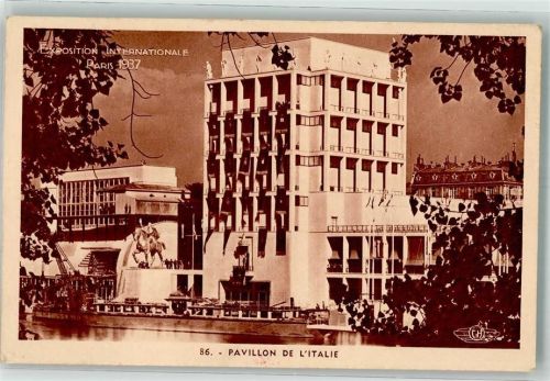 Paris 1937 Exposition Internationale Pavillon de l´Italie