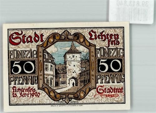 Lichtenfels 1920 50 Pfennig