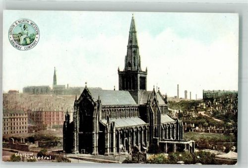 Glasgow St. Mungos Kathedrale Werbung London & North Western Railway