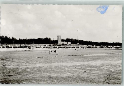 Sahlenburg Watt vor dem Marineturm Foto Original aus Archiv eines Ansichtskartenverlags Ort handschriftlich