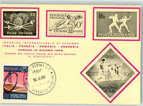 Verona Internationales Treffen Sondermarken Sonderstempel
