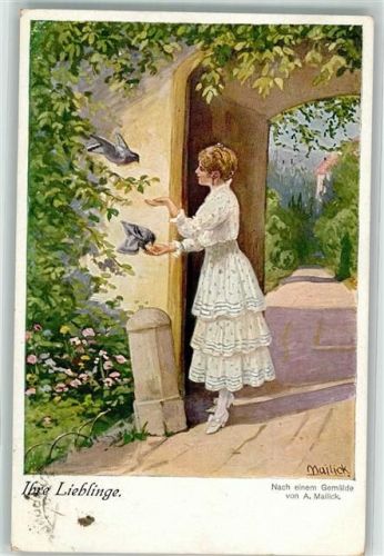 1919 sign. Mailick Frau Ihre Lieblinge SVD Nr.6263-2