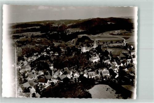 Thuisbrunn Fliegeraufnahme Ort handschriftlich Foto Original aus Archiv eines Ansichtskartenverlags