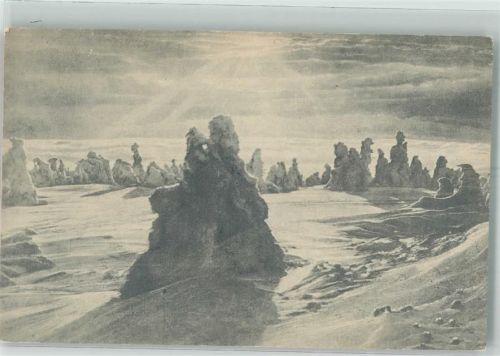 Nr. 229 sign. A. Meiche : Raureifspuk Winterlandschaft