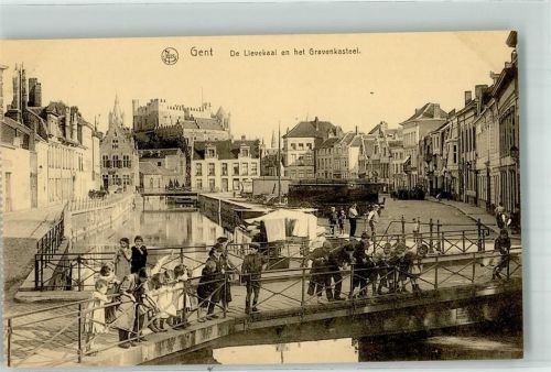 Gand Burg Gravenstein De Lievekkaai