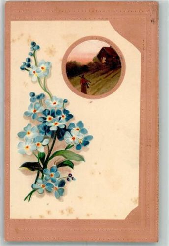 1906 Eine Bäuerin auf dem Heimweg von der Feldarbeit zu ihrem Hof
