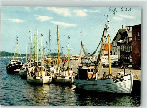 Eckernförde Fischerboote im Hafen