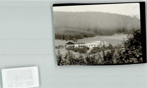 Erndtebrück Foto Original aus Archiv eines Ansichtskartenverlags Pension Afflerbach Ort handschriftlich