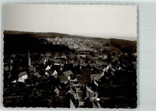 Schledehausen Fliegeraufnahme des Ortes mit Kirche St. Laurentius Foto Original aus Archiv eines Ansichtskartenverlags Ort handschriftlich