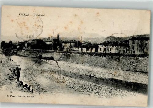 Anduze 1920 Le Quai
