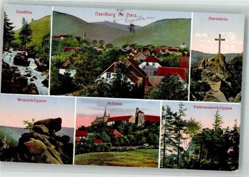Ilsenburg 1931 Ilsefälle Schloss Ilsenstein