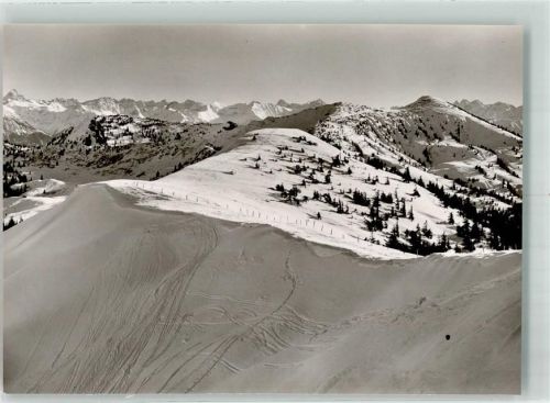 Blaichach Bleicherhorn mit Allgäuer Alpen und Riedbergerhorn