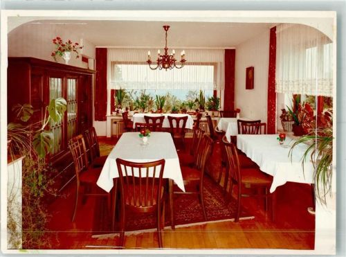 Auf dem Dümpel Pension Haus Beckmann Gaststube Foto Original aus Archiv eines Ansichtskartenverlags Ort handschriftlich